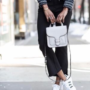 Rebbeca Minkoff Leather Midnight Studded Bag